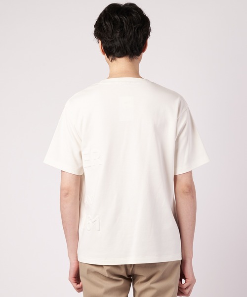 Arnold Palmer(アーノルドパーマー)の「AIR FLEX シェア エンボスロゴ Tシャツ(Tシャツ/カットソー・レディース・ダークネイビー/サーモンピンク/オフホワイト・L/M/S/XS/LL)」の19枚目の写真