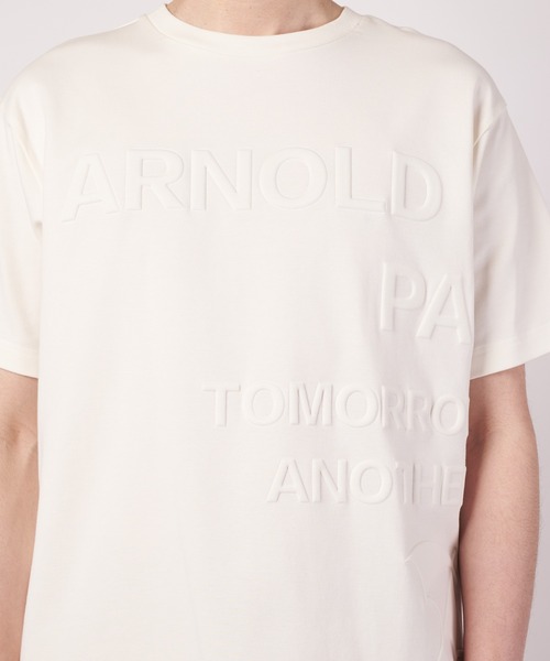 Arnold Palmer(アーノルドパーマー)の「AIR FLEX シェア エンボスロゴ Tシャツ(Tシャツ/カットソー・レディース・ダークネイビー/サーモンピンク/オフホワイト・L/M/S/XS/LL)」の21枚目の写真