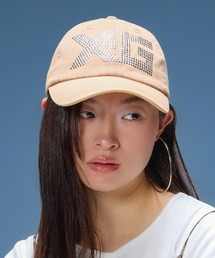 X-girl | LOGO MARK STUDDED 6PANEL CAP(キャップ)