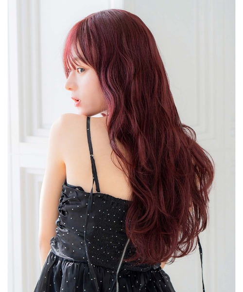 LINEASTORIA（リネアストリア）の「【フルウィッグ・ロング】ソアロング（ウィッグ・レディース・ブラウン系1/レッド系1/ブラウン系2/ブラウン系3/ブラック系1・M）」の21枚目の写真