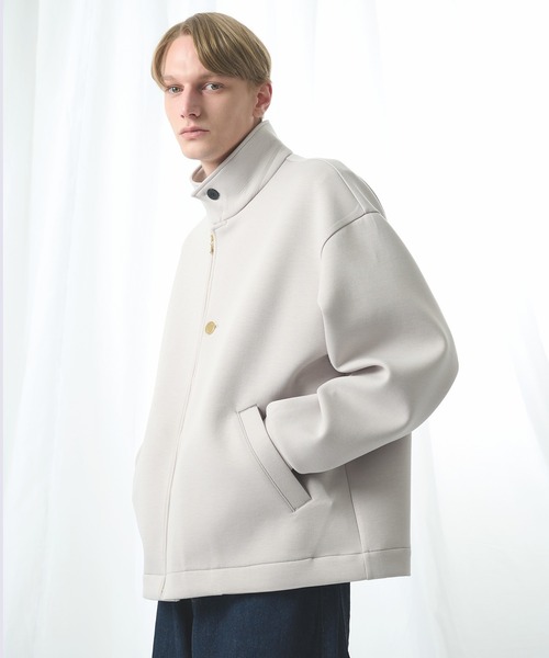 CULLNI（クルニ）の「【CULLNI/クルニ】別注 DB BLOUSON（ブルゾン・メンズ・グレー/モカ/ブラック・1/2）」の3枚目の写真