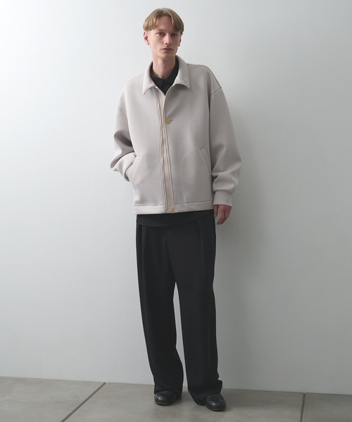 CULLNI（クルニ）の「【CULLNI/クルニ】別注 DB BLOUSON（ブルゾン・メンズ・グレー/モカ/ブラック・1/2）」の7枚目の写真