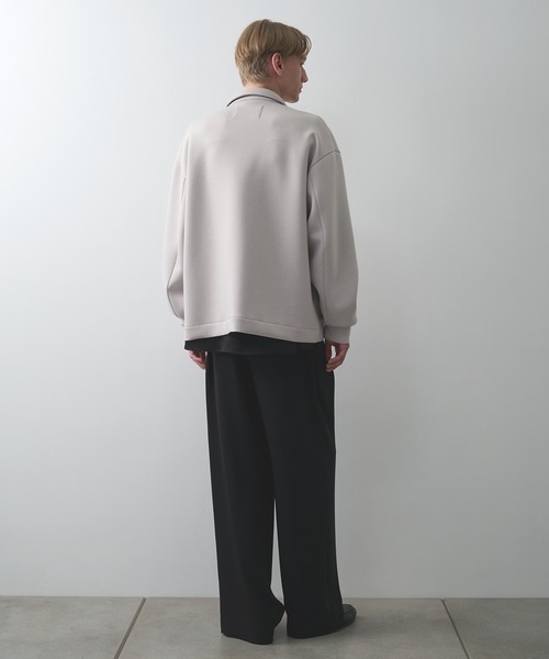 CULLNI（クルニ）の「【CULLNI/クルニ】別注 DB BLOUSON（ブルゾン・メンズ・グレー/モカ/ブラック・1/2）」の9枚目の写真