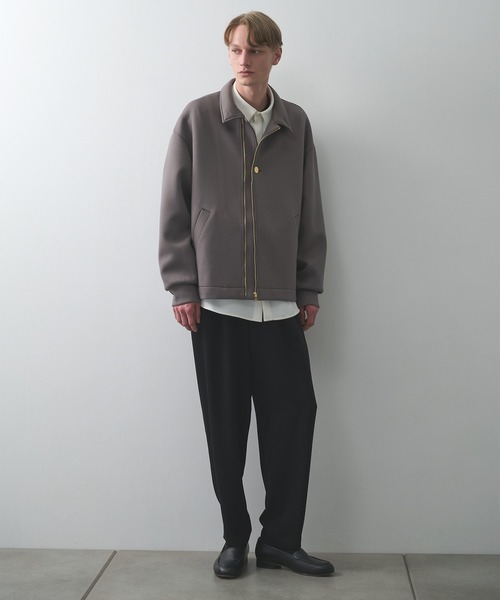 CULLNI（クルニ）の「【CULLNI/クルニ】別注 DB BLOUSON（ブルゾン・メンズ・グレー/モカ/ブラック・1/2）」の10枚目の写真