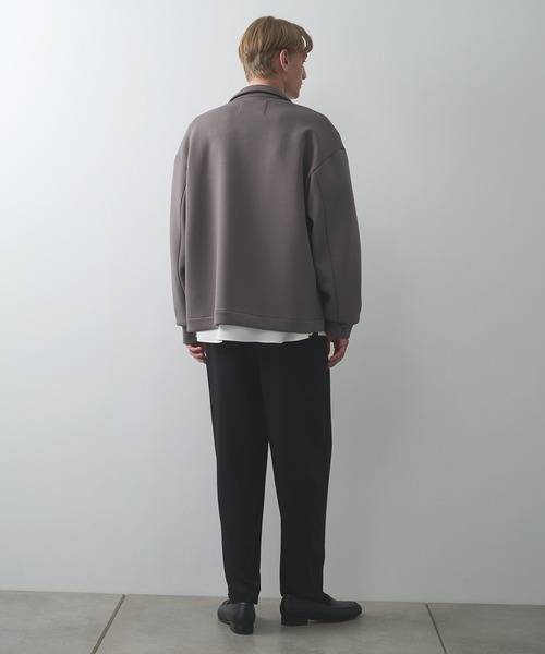 CULLNI（クルニ）の「【CULLNI/クルニ】別注 DB BLOUSON（ブルゾン・メンズ・グレー/モカ/ブラック・1/2）」の13枚目の写真