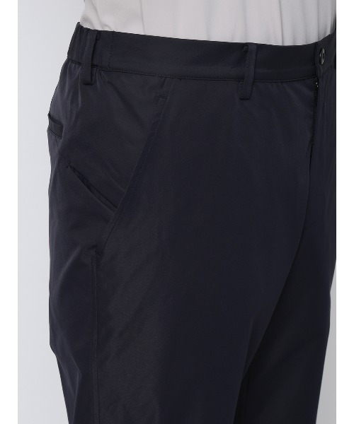 SUIT SQUARE（スーツスクエア）の「FLAT テーパードパンツ ウォッシャブル ストレッチ 速乾 シルキーツイル 無地 裾上げ済み（スラックス・メンズ・ホワイト/ネイビー・M/L/S）」の22枚目の写真