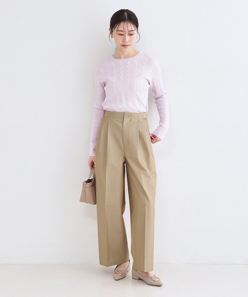 セール】シャンブレータックチノワイド【洗濯機OK】（その他パンツ