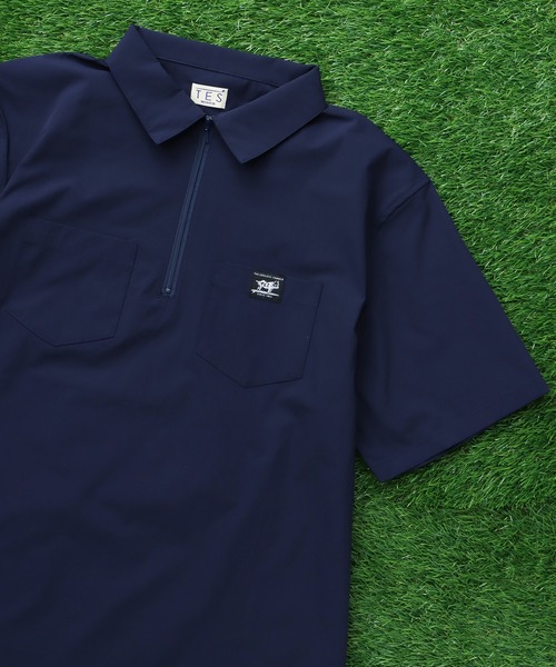 The Endless Summer(エンドレスサマー)の「TES COMFORT HALF ZIP SHIRT / 半袖ハーフジップシャツ(シャツ/ブラウス・メンズ・ブラウン/ネイビー/ブラック・MEDIUM/SMALL/X-LARGE/LARGE)」の17枚目の写真