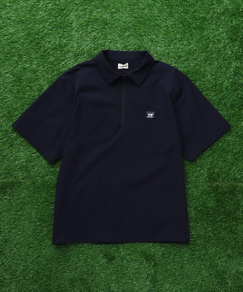 The Endless Summer(エンドレスサマー)の「TES COMFORT HALF ZIP SHIRT / 半袖ハーフジップシャツ(シャツ/ブラウス・メンズ・ブラウン/ネイビー/ブラック・MEDIUM/SMALL/X-LARGE/LARGE)」の7枚目の写真