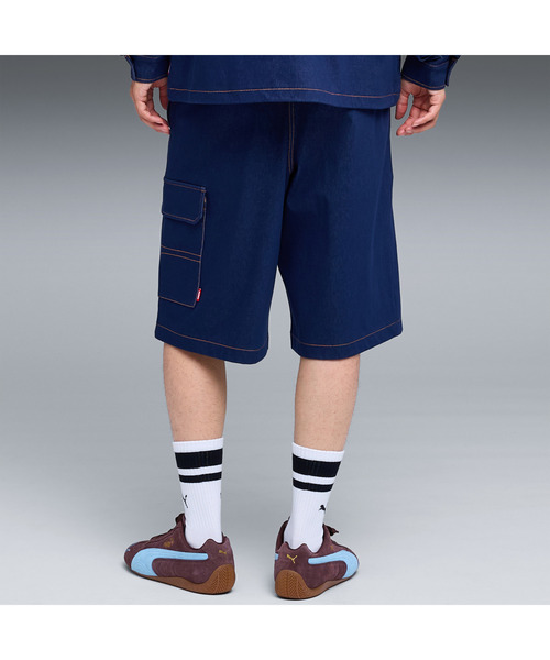 PUMA（プーマ）の「PUMA プーマ メンズ ESS エレベーテッド デニムライク ショーツ（その他パンツ・メンズ・ブルー系その他/ネイビー・XX-LARGE/X-LARGE/LARGE/MEDIUM/SMALL）」の9枚目の写真
