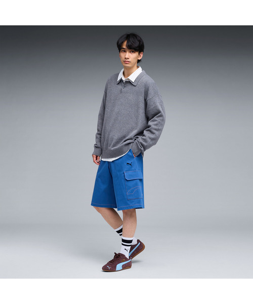 PUMA（プーマ）の「PUMA プーマ メンズ ESS エレベーテッド デニムライク ショーツ（その他パンツ・メンズ・ブルー系その他/ネイビー・XX-LARGE/X-LARGE/LARGE/MEDIUM/SMALL）」の17枚目の写真