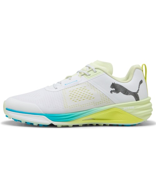PUMA(プーマ)の「PUMA プーマ メンズ ゴルフ シャドウキャット ニトロ 2.0 スパイクレスシュ(スニーカー・メンズ・ホワイト×ブラック/ブラック×ホワイト/ホワイト系その他・27.5cm/27.0cm/28.0cm/26.5cm/26.0cm/25.5cm)」の2枚目の写真