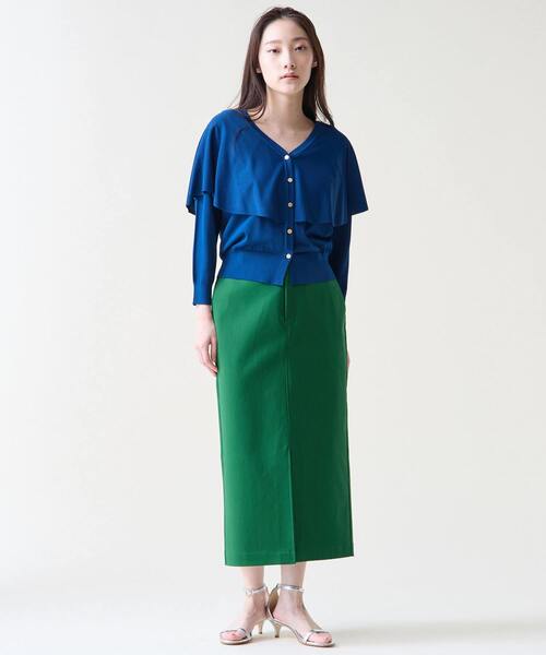 Tiara（ティアラ）の「ストレッチタイトスカート（スカート・レディース・ブラック/ブルー/グリーン・2/3/4）」の4枚目の写真