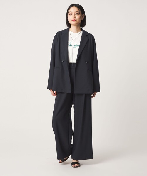美品✨️ユナイテッドアローズダブルジャケット 2ボタン ダブルジャケット ‐セットアップ対応・ウォッシャブル‐＜A DAY