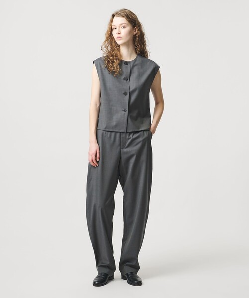 LOEFF（ロエフ）の「＜LOEFF＞トロピカルウール ベスト（ベスト・レディース・ブラック/オリーブ/コバルトブルー・FREE）」の5枚目の写真