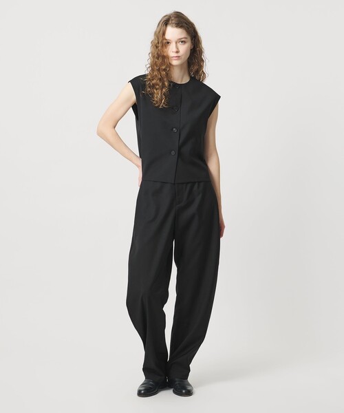 LOEFF（ロエフ）の「＜LOEFF＞トロピカルウール ベスト（ベスト・レディース・ブラック/オリーブ/コバルトブルー・FREE）」の8枚目の写真