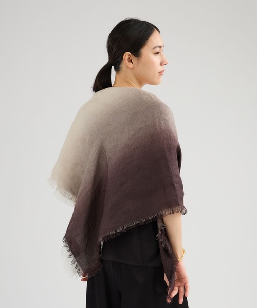 Chaos（カオス）の「Chaos(カオス)/◆ASAUCEM MELER◆別注リネンスカーフ（ストール/ショール・レディース・サンドグレー/その他/ブラウン系その他・FREE）」の13枚目の写真