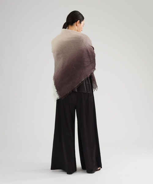 Chaos（カオス）の「Chaos(カオス)/◆ASAUCEM MELER◆別注リネンスカーフ（ストール/ショール・レディース・サンドグレー/その他/ブラウン系その他・FREE）」の16枚目の写真