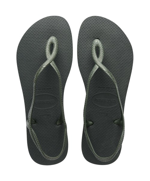havaianas(ハワイアナス)の「LUNA(サンダル・レディース・ブラック/オリーブ/ゴールド系4/チェリーピンク/オレンジ・22cm/23cm/24.5cm/25.5cm)」の2枚目の写真