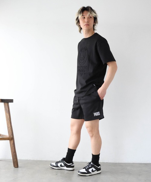 PARIS SAINT-GERMAIN（パリサンジェルマン）の「PSG-INTERLOCK　SHORT　PANTS（その他パンツ・メンズ・グレー/ブラック・M/L/XL）」の22枚目の写真