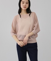 QUEENS COURT（クイーンズコート）の「リネニースパークリングニットプルオーバー（ニット/セーター）」