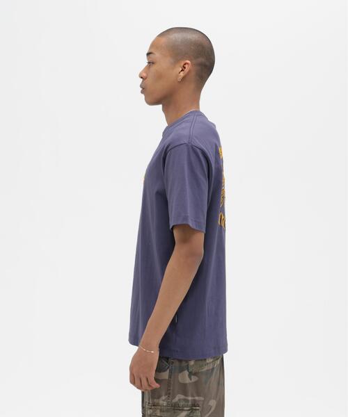 AVIREX(アヴィレックス)の「CHAIN STITCH EMBROIDERY T-SHIRT / チェーンステッチ エンブロイダリー Tシャツ / AVIREX / アヴィレックス(Tシャツ/カットソー・メンズ・ネイビー/チャコールグレー/キナリ・L/2XL/XL/M)」の11枚目の写真