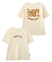 AVIREX | CHAIN STITCH EMBROIDERY T-SHIRT / チェーンステッチ エンブロイダリー Tシャツ / AVIREX / アヴィレックス(Tシャツ/カットソー)