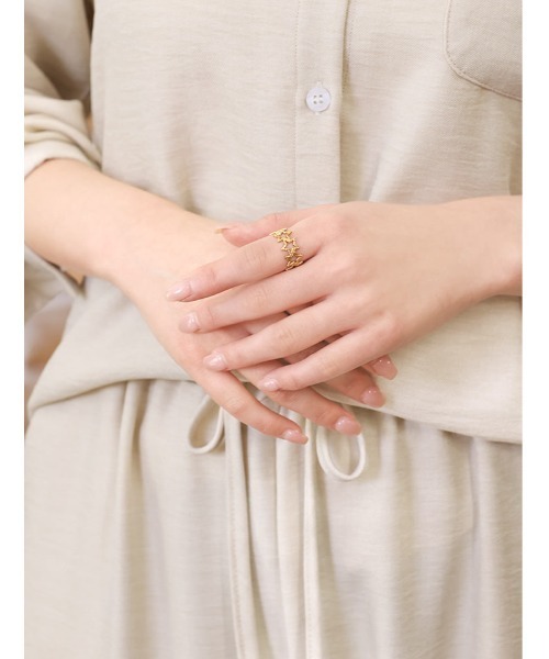 Edit Sheen（エディットシーン）の「スターモチーフフリーリング（リング・レディース・シルバー/ゴールド・FREE）」の3枚目の写真