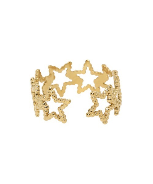 Edit Sheen（エディットシーン）の「スターモチーフフリーリング（リング・レディース・シルバー/ゴールド・FREE）」の6枚目の写真