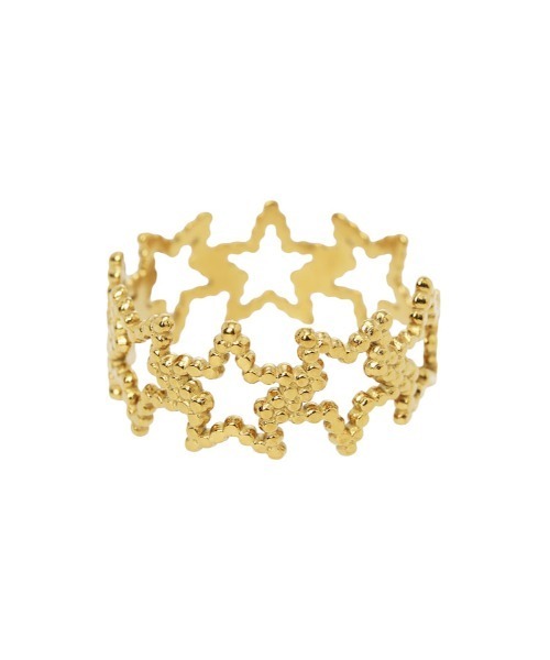 Edit Sheen（エディットシーン）の「スターモチーフフリーリング（リング・レディース・シルバー/ゴールド・FREE）」の7枚目の写真