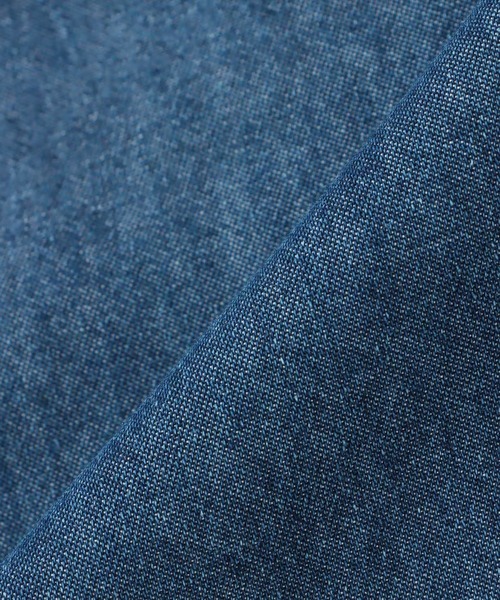 trois lapins kp（トロワラパンケーピー）の「【Trois Lapins】 テンセルデニム パンツ（デニムパンツ・キッズ・サックスブルー/ブルー・140cm/150cm/160cm）」の6枚目の写真