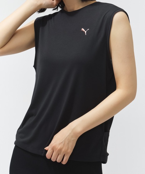 PUMA(プーマ)の「プーマ PUMA タンク(タンクトップ・レディース・ブラック/ホワイト・M/L/XL)」の2枚目の写真