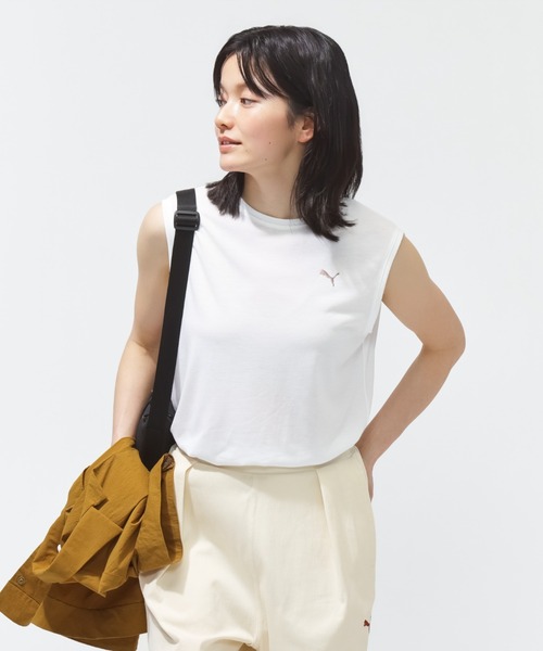 PUMA(プーマ)の「プーマ PUMA タンク(タンクトップ・レディース・ブラック/ホワイト・M/L/XL)」の3枚目の写真