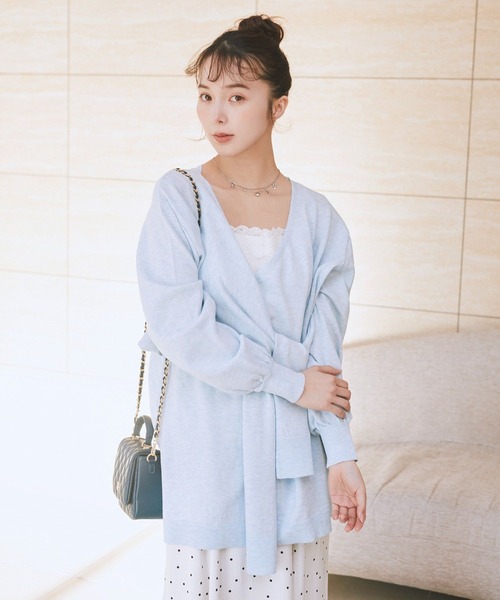 earth music&ecology（アースミュージックアンドエコロジー）の「総レースホルターネックキャミソール（キャミソール・レディース・ブラック/オフホワイト・M/S）」の15枚目の写真