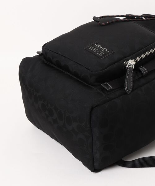 COACH（コーチ）の「ローガン バックパック・シグネチャー ナイロン（バックパック/リュック・メンズ・ブラック系その他・ONE）」の8枚目の写真