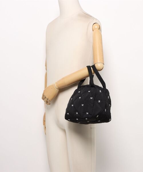 Mignonjour(ミニョンジュール)の「Mignonjour/リボンキルティングミニバッグ M2907(ハンドバッグ・レディース・ピンク/ブラウン/ブラック/ホワイト・FREE)」の15枚目の写真