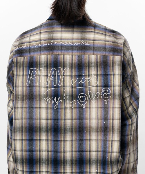 Maison MIHARA YASUHIRO（メゾンミハラヤスヒロ）の「【MIHARAYASUHIRO/ミハラヤスヒロ】VINTAGE LIKE CHECK L/S SHIRTS（シャツ/ブラウス・メンズ・ベージュ/ピンク・48/46/44）」の11枚目の写真