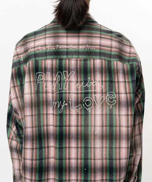 Maison MIHARA YASUHIRO（メゾンミハラヤスヒロ）の「【MIHARAYASUHIRO/ミハラヤスヒロ】VINTAGE LIKE CHECK L/S SHIRTS（シャツ/ブラウス・メンズ・ベージュ/ピンク・48/46/44）」の6枚目の写真