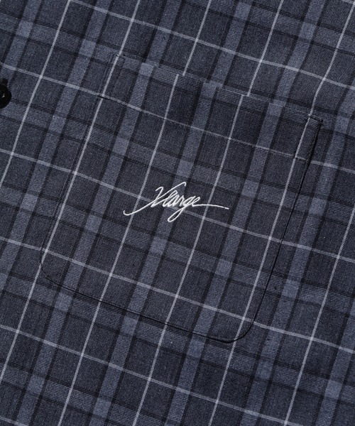XLARGE(エクストララージ)の「MELANGE PLAID S/S SHIRT(シャツ/ブラウス・メンズ・ブラウン/ブラック/ブルー・S/M/L/XL)」の6枚目の写真