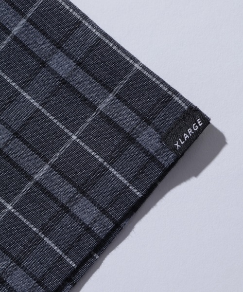 XLARGE(エクストララージ)の「MELANGE PLAID S/S SHIRT(シャツ/ブラウス・メンズ・ブラウン/ブラック/ブルー・S/M/L/XL)」の5枚目の写真