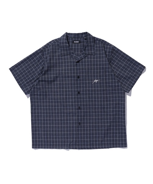 XLARGE(エクストララージ)の「MELANGE PLAID S/S SHIRT(シャツ/ブラウス・メンズ・ブラウン/ブラック/ブルー・S/M/L/XL)」の7枚目の写真