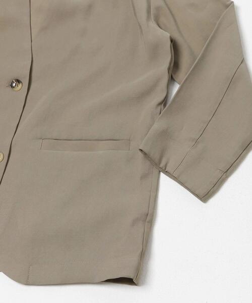 URBAN RESEARCH DOORS（アーバンリサーチドアーズ）の「ノーカラージャケット（その他アウター・レディース・チャコールグレー/ベージュ系その他・FREE）」の15枚目の写真