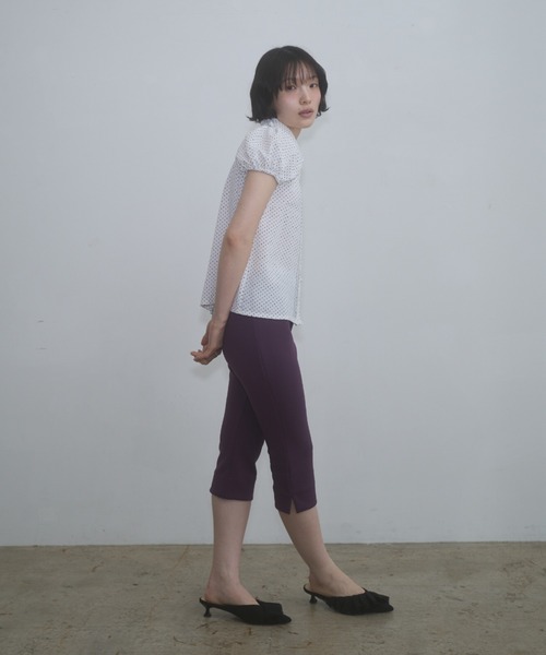 FEKETE（フェケテ）の「dot frill puff sleeve blouse / ドットフリルパフスリーブブラウス（シャツ/ブラウス・レディース・ブラック/ホワイト・MEDIUM/SMALL/LARGE）」の21枚目の写真