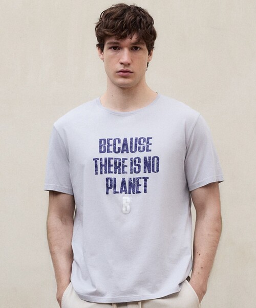 ECOALF(エコアルフ)の「MIN BECAUSE Tシャツ / MINALF T-SHIRT(Tシャツ/カットソー・メンズ・ホワイト/ネイビー/グレー系その他・S/L/M)」の2枚目の写真