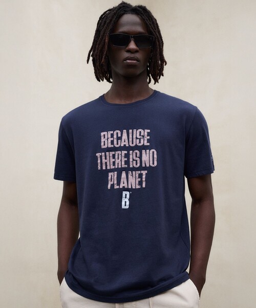 ECOALF(エコアルフ)の「MIN BECAUSE Tシャツ / MINALF T-SHIRT(Tシャツ/カットソー・メンズ・ホワイト/ネイビー/グレー系その他・S/L/M)」の3枚目の写真