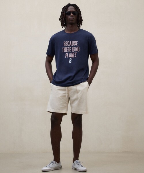 ECOALF(エコアルフ)の「MIN BECAUSE Tシャツ / MINALF T-SHIRT(Tシャツ/カットソー・メンズ・ホワイト/ネイビー/グレー系その他・S/L/M)」の16枚目の写真