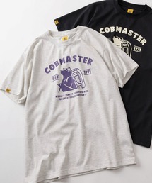 make a ray!（メイク ア レイ！）の「【81】【COBMASTER/コブマスター】スーベニアロゴ クルーネック Tシャツ/ユニセックス/レディース/メンズ（Tシャツ/カットソー）」