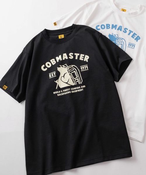 COBMASTER（コブマスター）の「【81】【COBMASTER/コブマスター】スーベニアロゴ クルーネック Tシャツ/ユニセックス/レディース/メンズ（Tシャツ/カットソー・メンズ・ダークグリーン/ブラック/ホワイト/アッシュグレー・38/42/40）」の2枚目の写真