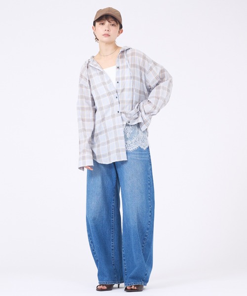 abahouse mavie(アバハウスマヴィ)の「【UVカット】ラスターナイロンキャップ(キャップ・レディース・ブラック/モカ・フリー)」の14枚目の写真