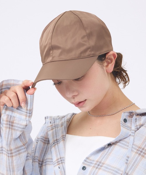 abahouse mavie(アバハウスマヴィ)の「【UVカット】ラスターナイロンキャップ(キャップ・レディース・ブラック/モカ・フリー)」の11枚目の写真